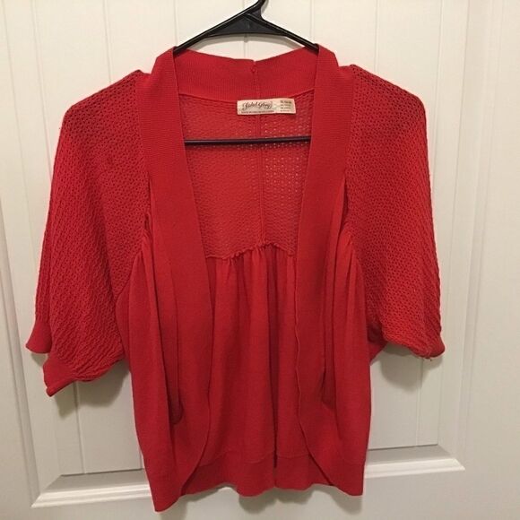 Women’s Short Sleeve Knitted Top sz XLarge - Picture 1 of 6